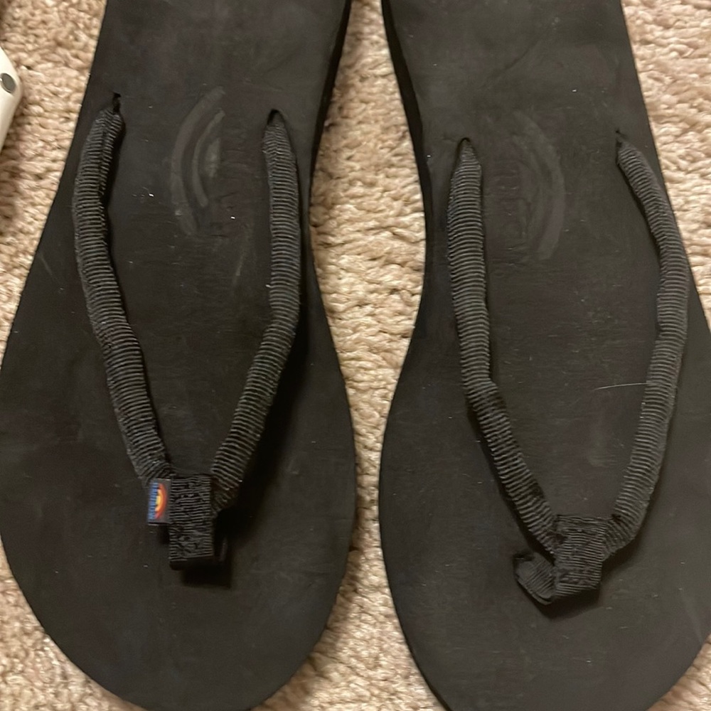 Rainbow 🌈 flip flops